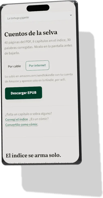 2. Lo mandás por internet